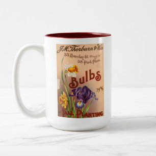 Caneca De Café Em Dois Tons Vintage 1902 Harrison & Sons Nurseries Fall Ad