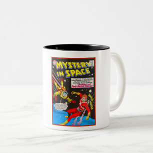 CANECA DE CAFÉ EM DOIS TONS VINTAGE 1964 SCIENCE FICTION CCO BOOK