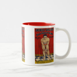 Caneca De Café Em Dois Tons Vintage Harry Handcuff Houdini - O Criador Da Cade