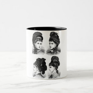 Caneca De Café Em Dois Tons Vintage Hats