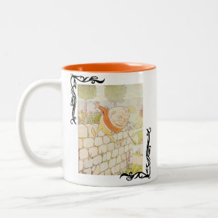 Caneca De Café Em Dois Tons Vintage Humpty Dumpty