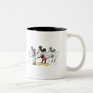 Caneca De Café Em Dois Tons Vintage Mickey