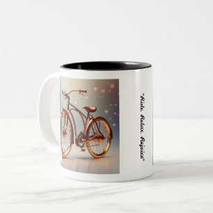 Caneca De Café Em Dois Tons Vintage Vibes