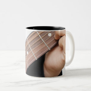 Caneca De Café Em Dois Tons Violão legal