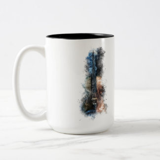 Caneca De Café Em Dois Tons Violon