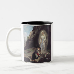 Caneca De Café Em Dois Tons Virgem Maria de Lourdes