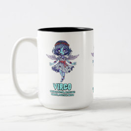 Caneca De Café Em Dois Tons Virgo Zombie