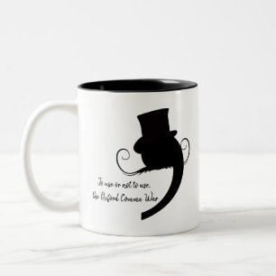 Caneca De Café Em Dois Tons Vírgula Villainous Personalizada