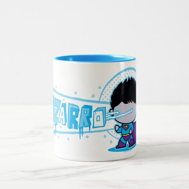 Caneca De Café Em Dois Tons Visão Ártico de Chibi Bizarro (Centro)