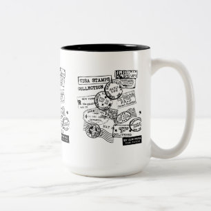 CANECA DE CAFÉ EM DOIS TONS VISAS CUP