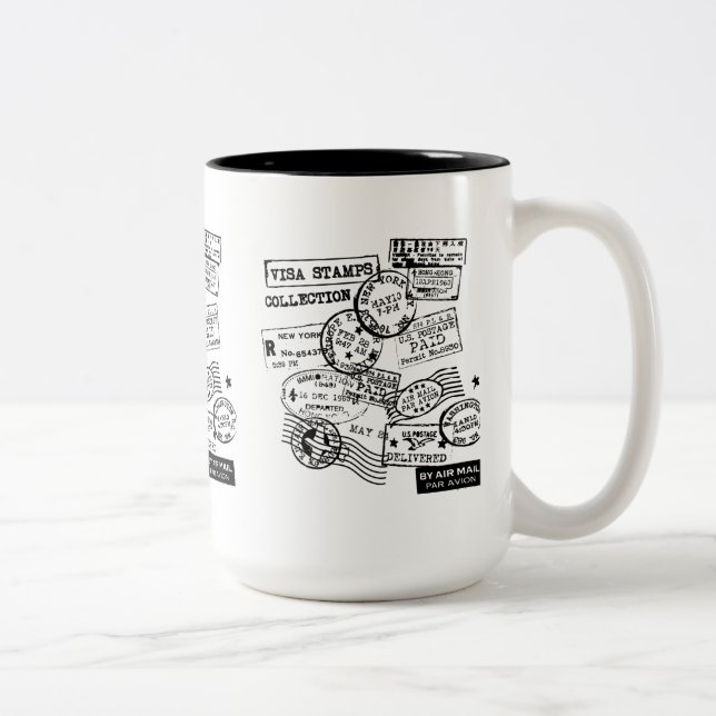 CANECA DE CAFÉ EM DOIS TONS VISAS CUP (Direita)
