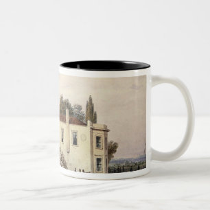 Caneca De Café Em Dois Tons Vista da casa de Copenhaga, 1853