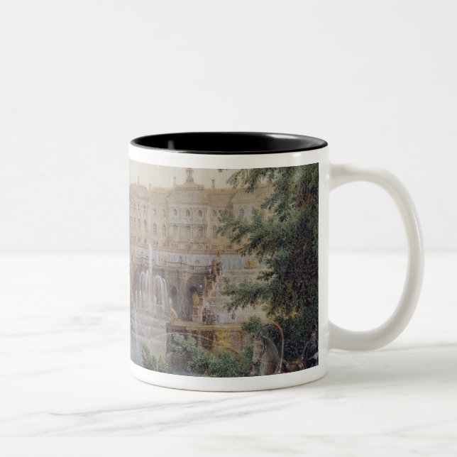 Caneca De Café Em Dois Tons Vista da cascata margosa (Direita)