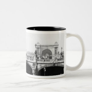 Caneca De Café Em Dois Tons Vista da ponte de Moltke