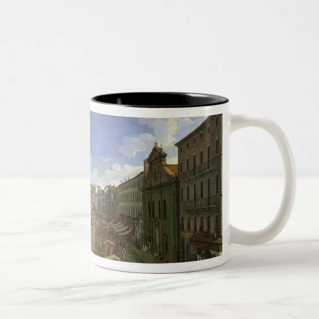 Caneca De Café Em Dois Tons Vista da praça Navona, Roma (Direita)