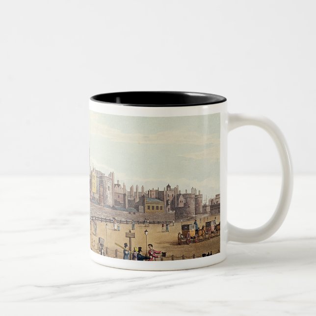 Caneca De Café Em Dois Tons Vista da torre de Londres (Direita)