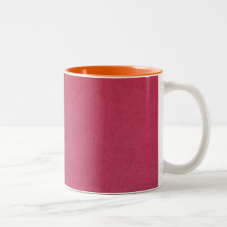 Caneca De Café Em Dois Tons Vista de couro rosa