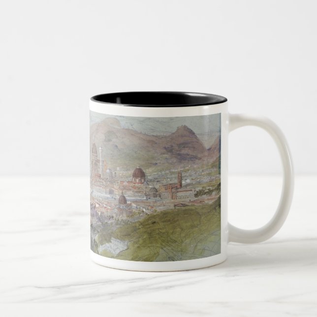 Caneca De Café Em Dois Tons Vista de Florença, 1837-39 (Direita)
