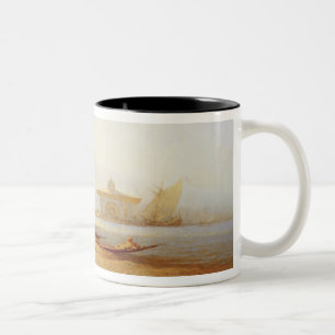 Caneca De Café Em Dois Tons Vista de Istambul, 1864 (óleo em canvas)