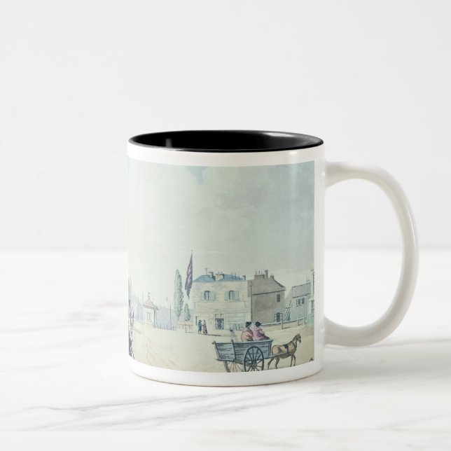 Caneca De Café Em Dois Tons Vista de Londres (Direita)