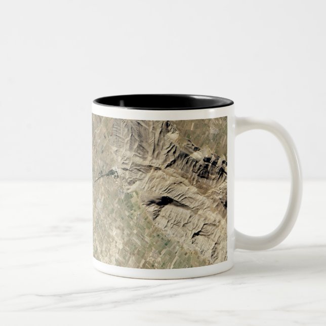 Caneca De Café Em Dois Tons Vista de satélite de Persépolis (Direita)
