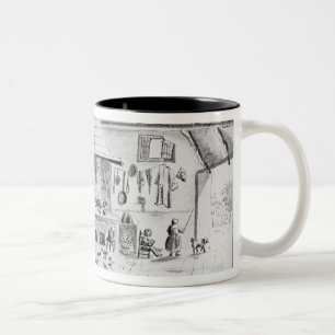 Caneca De Café Em Dois Tons Vista de uma cozinha italiana em Lerici