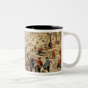 Caneca De Café Em Dois Tons Vista de Versalhes