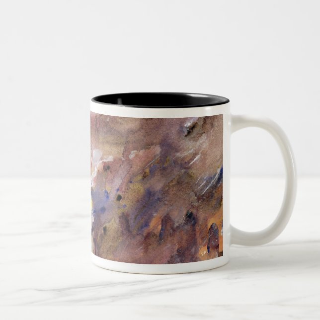 Caneca De Café Em Dois Tons Vista de Walchen Lago, 1919 (Direita)