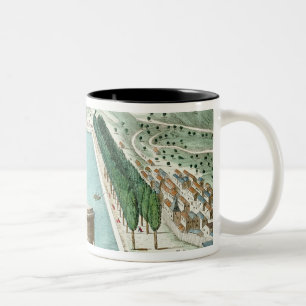 Caneca De Café Em Dois Tons Vista do Barriere St Martin