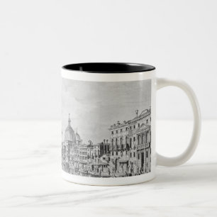 Caneca De Café Em Dois Tons Vista do canal grande, Veneza, c.1800