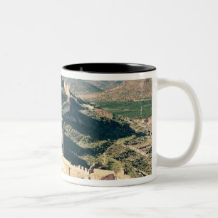 Caneca De Café Em Dois Tons Vista do castelo, 8o-12o século
