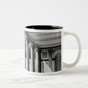 Caneca De Café Em Dois Tons Vista do peristyle e da esquerda do Trianon