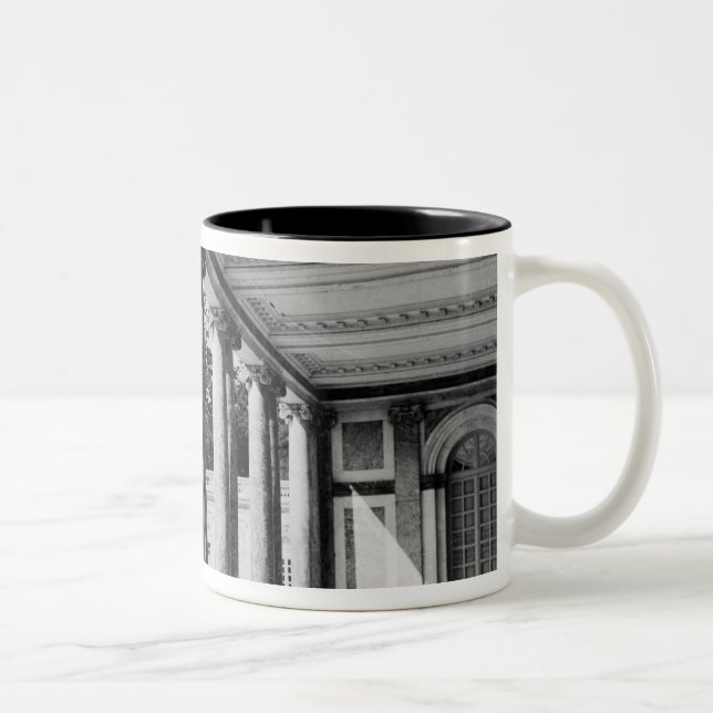 Caneca De Café Em Dois Tons Vista do peristyle e da esquerda do Trianon (Direita)