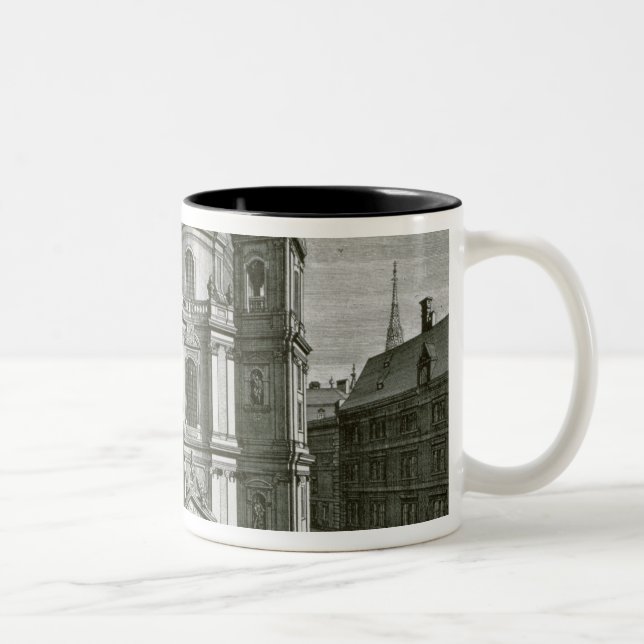 Caneca De Café Em Dois Tons Vista do Peterskirche (Direita)