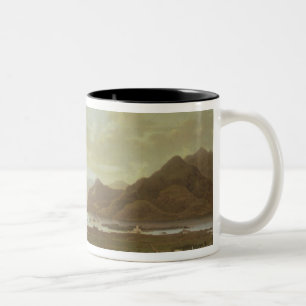 Caneca De Café Em Dois Tons Vista dos lagos e das montanhas de Killarney, Irel