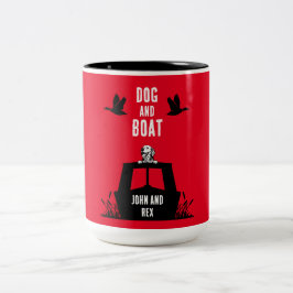 Caneca De Café Em Dois Tons Vivendo em Narrowboat