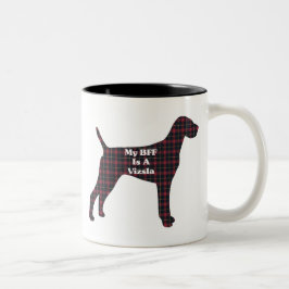Caneca De Café Em Dois Tons Vizsla BFF Mug