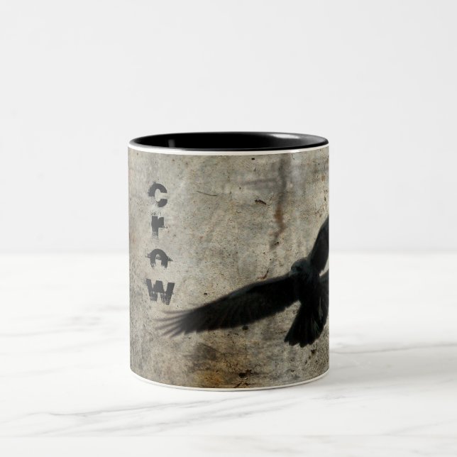 Caneca De Café Em Dois Tons Voando (Centro)