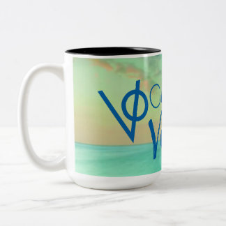 Caneca De Café Em Dois Tons VOcation Vacation Mug