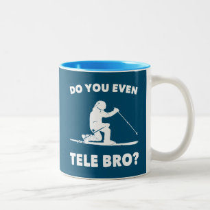 Caneca De Café Em Dois Tons Você Até Tele Bro?