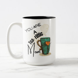 Caneca De Café Em Dois Tons Você é a mãe engraçada