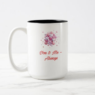 Caneca De Café Em Dois Tons Você e eu - Sempre Coffee Coffee Mug