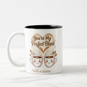 Caneca De Café Em Dois Tons você é minha combinação perfeita para o Dia dos Na