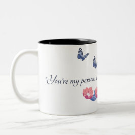 Caneca De Café Em Dois Tons Você É Minha Pessoa, Sem Devolução, Sem casal De R