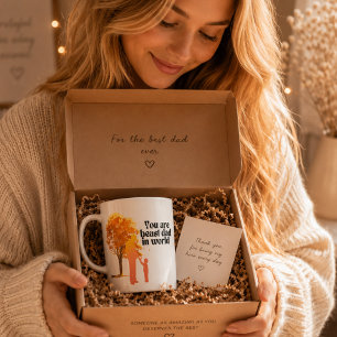 Caneca De Café Em Dois Tons Você é o Melhor Pai do Mundo