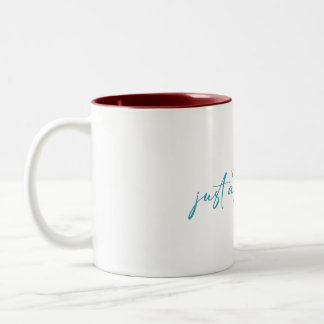 Caneca De Café Em Dois Tons Você É Suficiente — Assim Como Você É — Mug