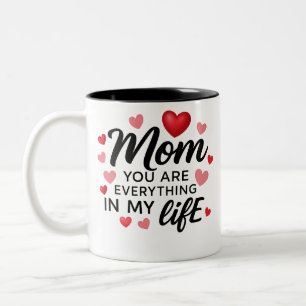 Caneca De Café Em Dois Tons você é tudo mãe