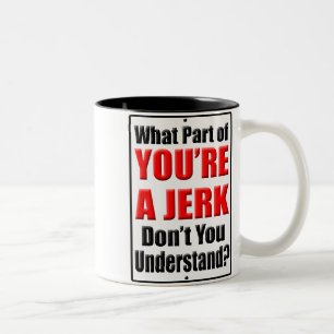 Caneca De Café Em Dois Tons Você é um idiota