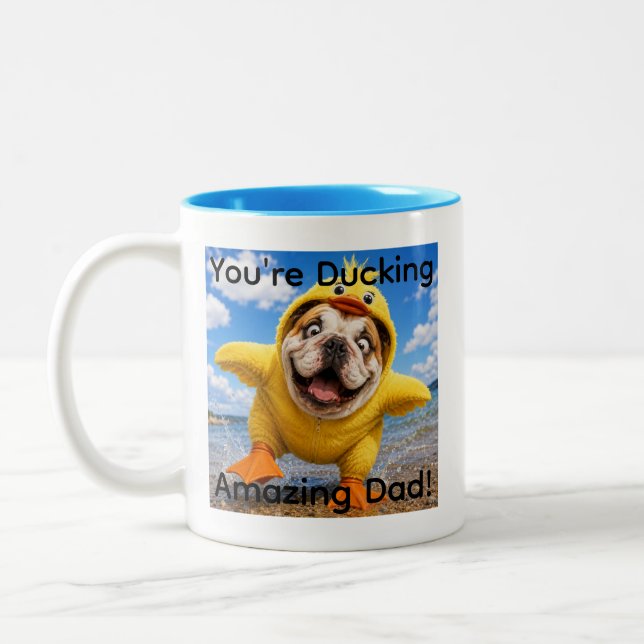 CANECA DE CAFÉ EM DOIS TONS VOCÊ É UM PAI INCRÍVEL, PAI! (Esquerda)