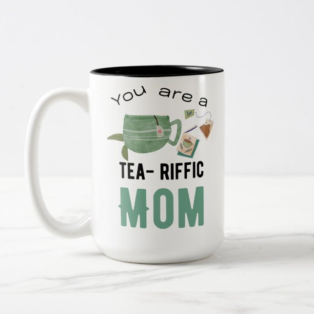 Caneca De Café Em Dois Tons Você é uma mãe tediosa (Esquerda)